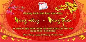 SINH HOẠT CHỦ ĐIỂM THÁNG 2: "MỪNG ĐẢNG - MỪNG XUÂN"